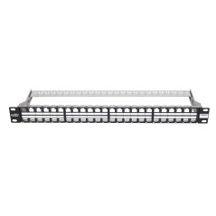 BKT Elektronik 19" PATCH PANEL UNEQUIPPED - Premium Quality for Optimal Network Performance - Item No. 11305116